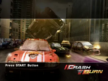 Crash 'n' Burn screen shot title